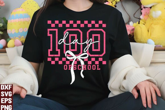 100 Days of School SVG, PNG Graphics