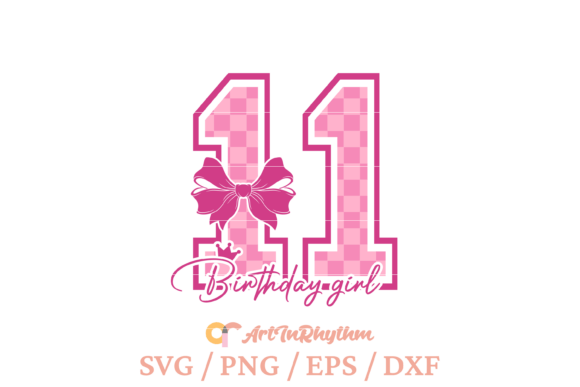 Birthday Girl Svg, 11th Birthday Shirt Graphics
