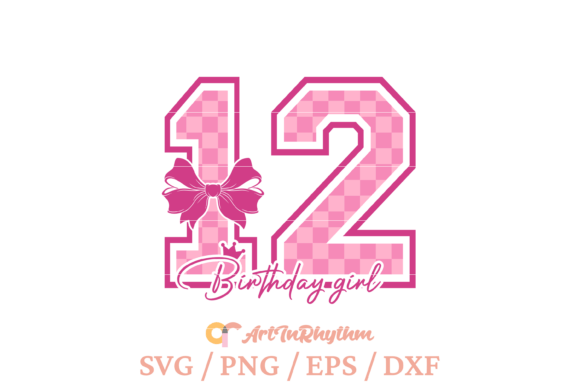 Birthday Girl Svg, 12th Birthday Shirt