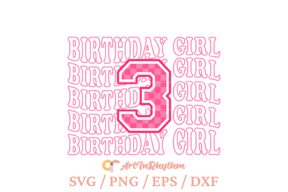 Birthday Girl Svg, 3rd Birthday Shirt