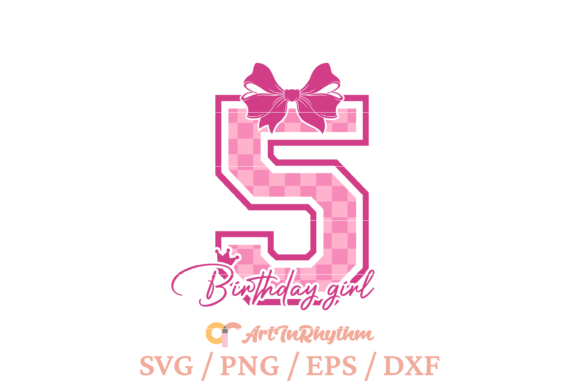 Birthday Girl Svg, 5th Birthday Shirt