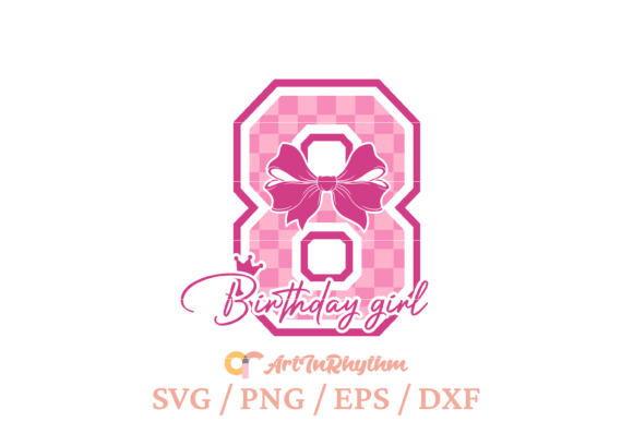 Birthday Girl Svg, 8th Birthday Shirt
