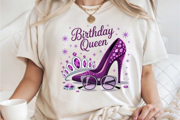 Birthday Png Glitter Birthday Queen Png