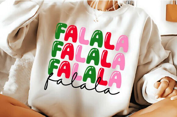 Christmas SVG, Preppy Falala Svg Png