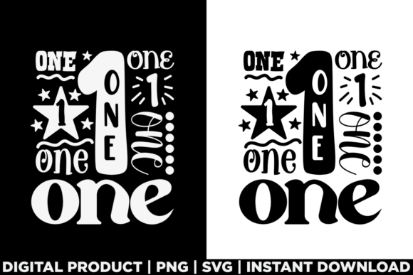 First Birthday Shirt 1st Birthday One Graphics