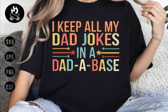 Funny Dad Jokes Database Shirt Graphics