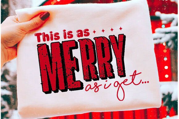Funny Merry Christmas Svg, Grumpy Quote