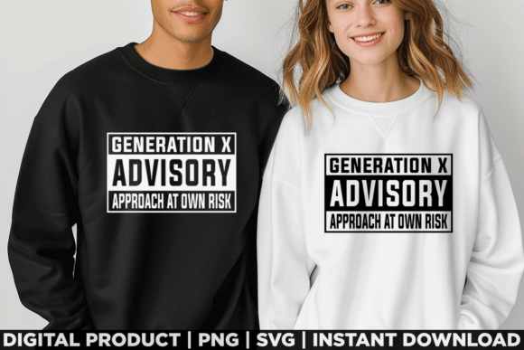 Generation X Advisory Graphics for T-Shirt Designs