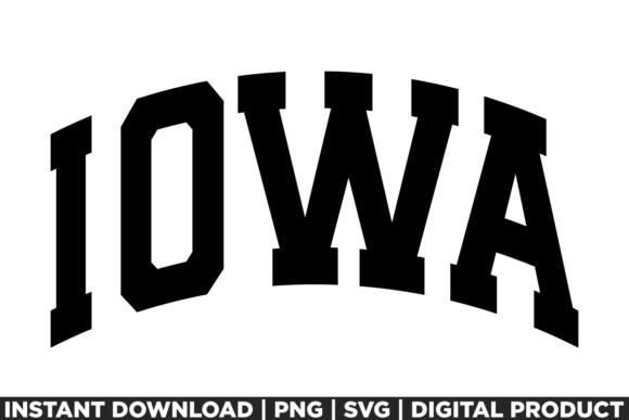 Iowa USA City State Shirt SVG PNG Graphics