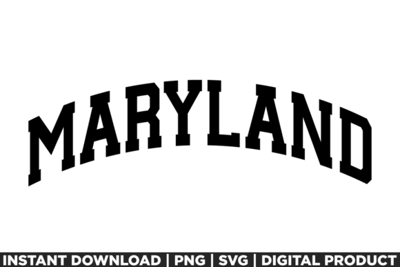 Maryland USA City State Shirt SVG PNG