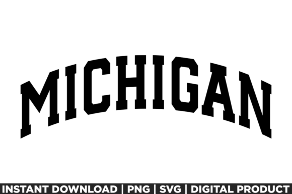 Michigan USA City State Shirt SVG PNG Graphics