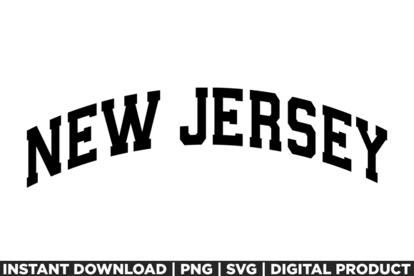 New Jersey USA City Shirt SVG PNG Graphics