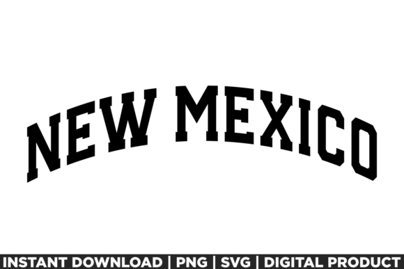 New Mexico USA City State Shirt SVG PN Graphics