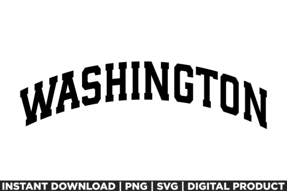 Washington USA City Shirt SVG PNG Graphics